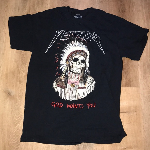 Tops - Yeezus 2013 Tour Shirt God Wants You Medium